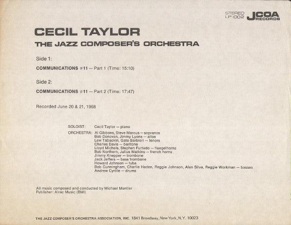Cecil Taylo, The Jazz Composer's Orchestra - Communications #11 Vinyl Record