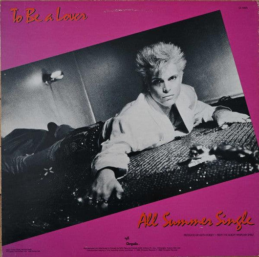 Billy Idol - To Be A Lover Vinyl Record