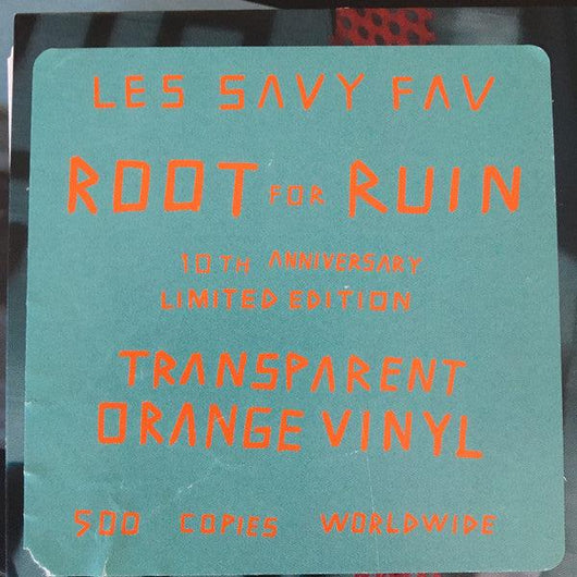 Les Savy Fav - Root For Ruin Vinyl Record