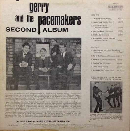 Gerry & The Pacemakers - Gerry's 2nd Album Vinyl Record