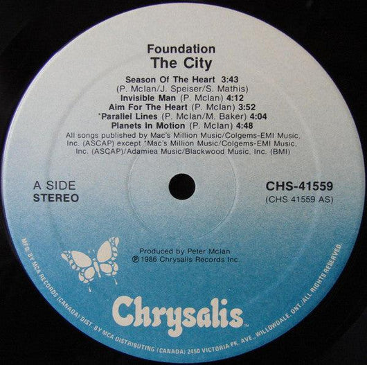 The City - Foundation Vinyl Record