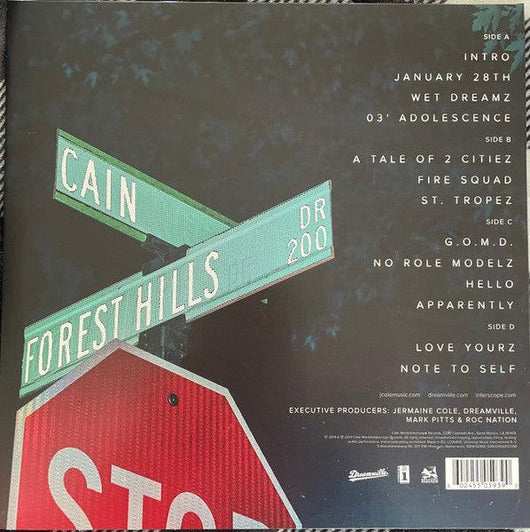 J. Cole - 2014 Forest Hills Drive Vinyl Record