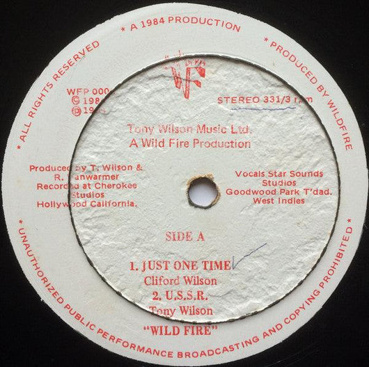 Wild Fire - Just One Time Vinyl Record