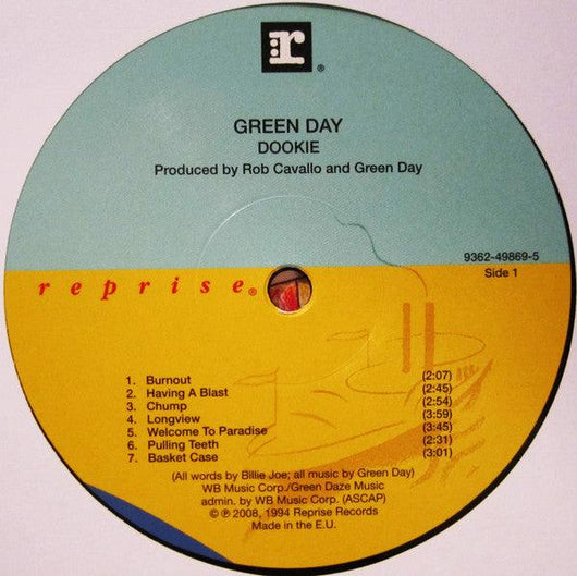 Green Day - Dookie Vinyl Record