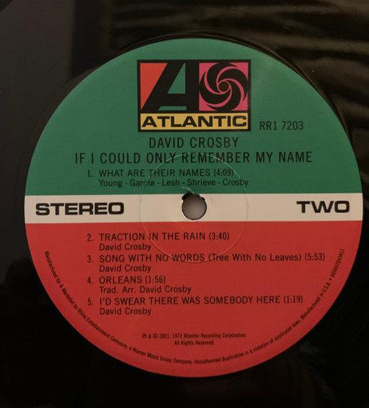 David Crosby - If I Could Only Remember My Name Vinyl Record