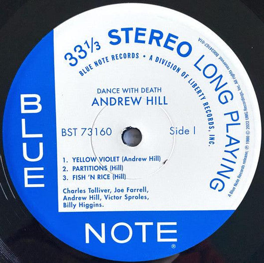 Andrew Hill - Dance With Death Vinyl Record