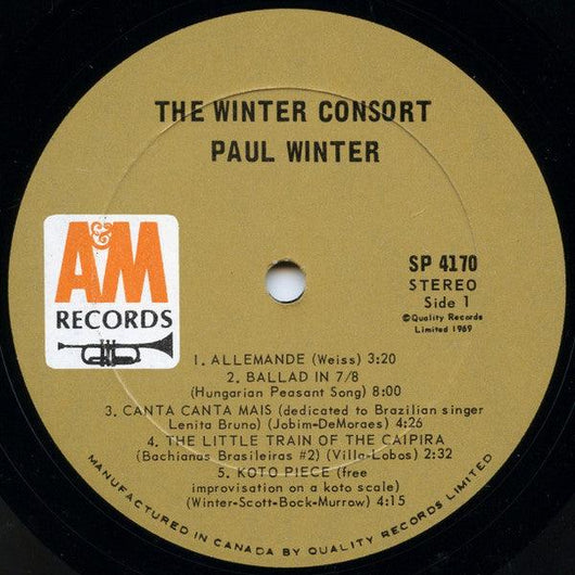 The Winter Consort - The Winter Consort Vinyl Record