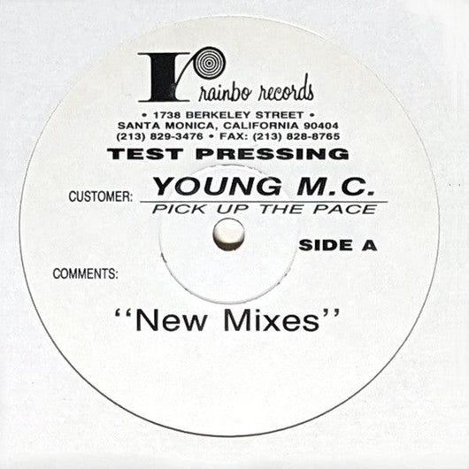 Young MC - Pick Up The Pace (1990) Vinyl Record