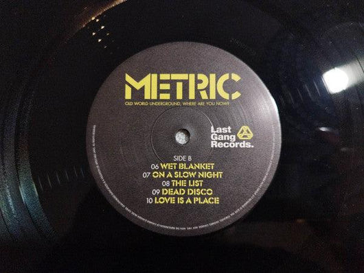 Metric - Old World Underground, Where Are You Now? Vinyl Record