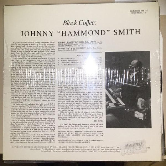 Johnny "Hammond" Smith - Black Coffee Vinyl Record