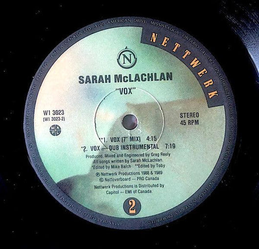 Sarah McLachlan - Vox Vinyl Record