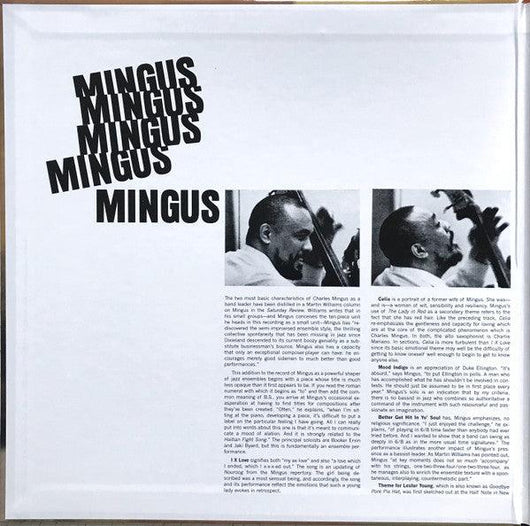 Charles Mingus - Mingus Mingus Mingus Mingus Mingus Vinyl Record