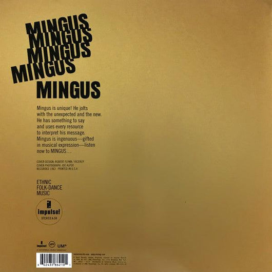 Charles Mingus - Mingus Mingus Mingus Mingus Mingus Vinyl Record
