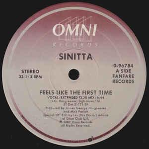 Sinitta - Feels Like The First Time